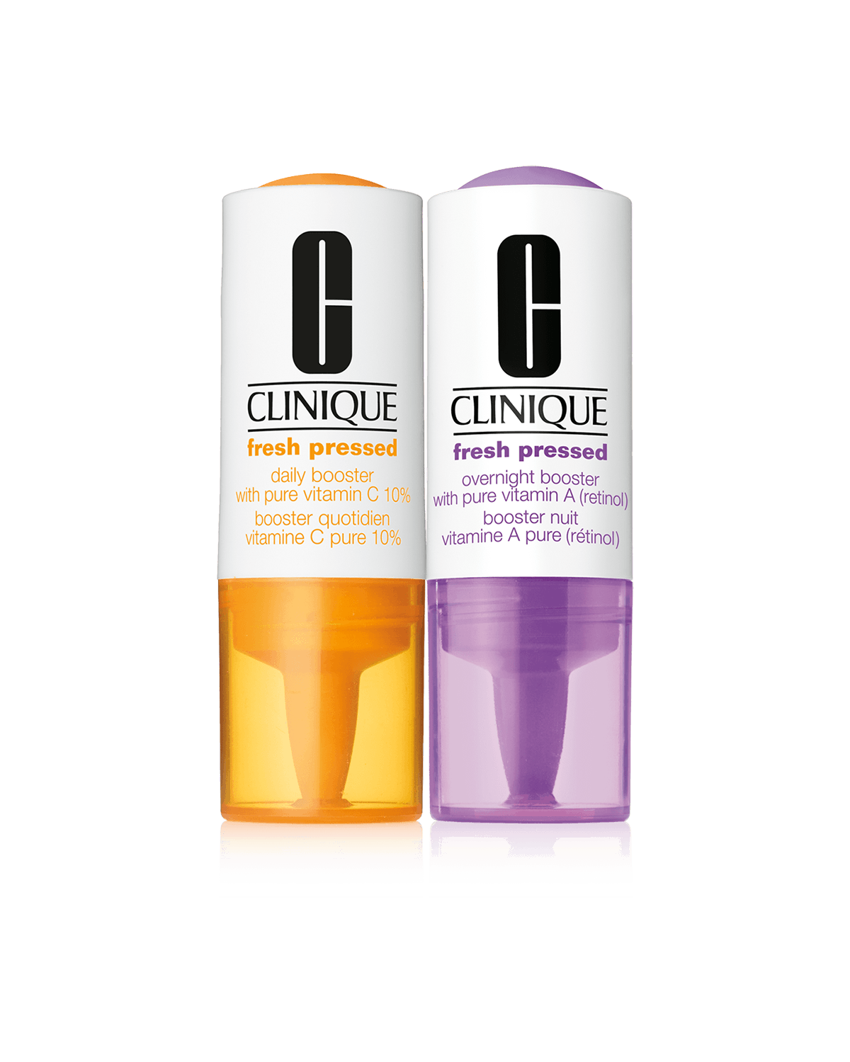 Clinique Fresh Pressed Clinical™ Daily and Overnight Boosters With Pure Vitamins C 10% + A (Retinol)