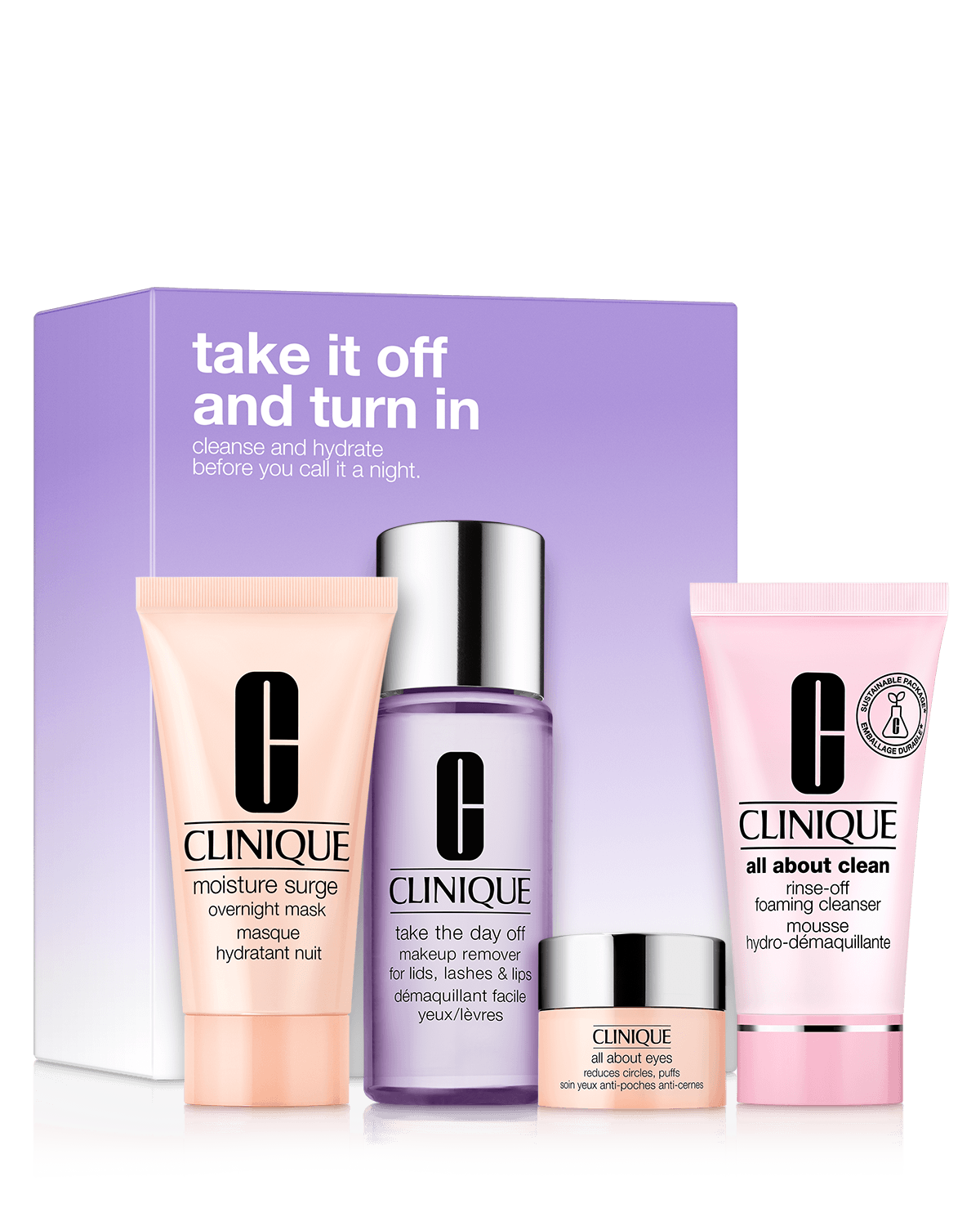 Take It All Off and Turn In: Skin Care Set