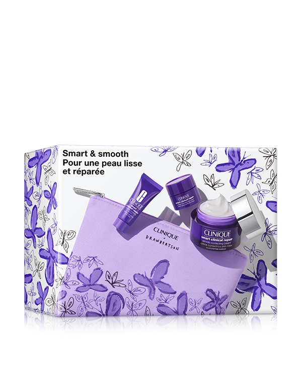 Smart &amp; Smooth Set, A trio of innovative skincare to fight the look of lines and wrinkles. A RM614 value.