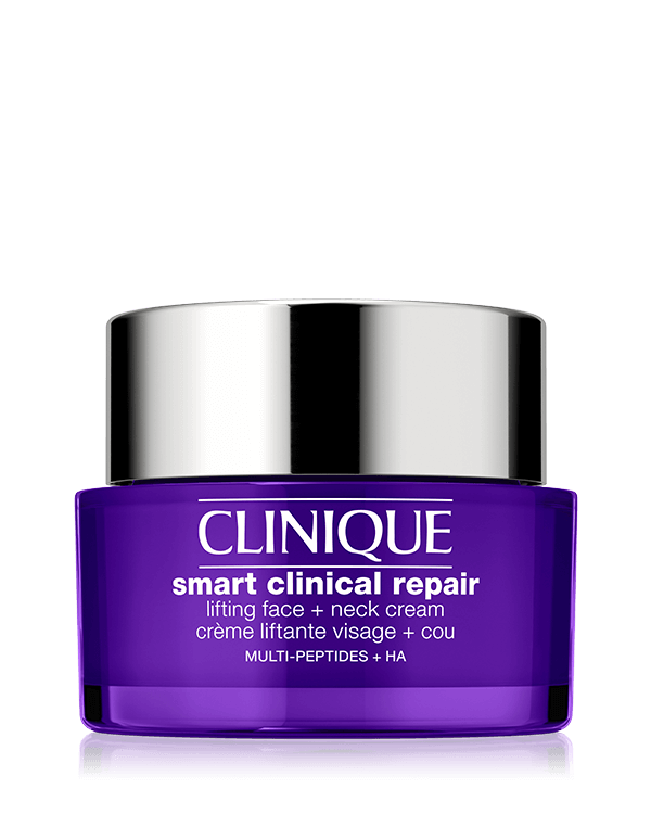Clinique Smart Clinical Repair™ Lifting Face + Neck Cream, Powerful face and neck cream visibly lifts and reduces lines and wrinkles.